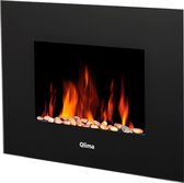 Qlima EFE 2018 - Elektrische Sfeerkachel - Eenvoudige wandmontage - Instelbare Vlammen