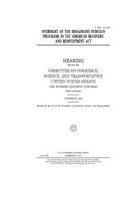Oversight of the broadband stimulus programs in the American Recovery and Reinvestment Act