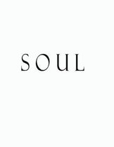 Soul: Black and White Decorative Book to Stack Together on Coffee Tables, Bookshelves and Interior Design - Add Bookish Char