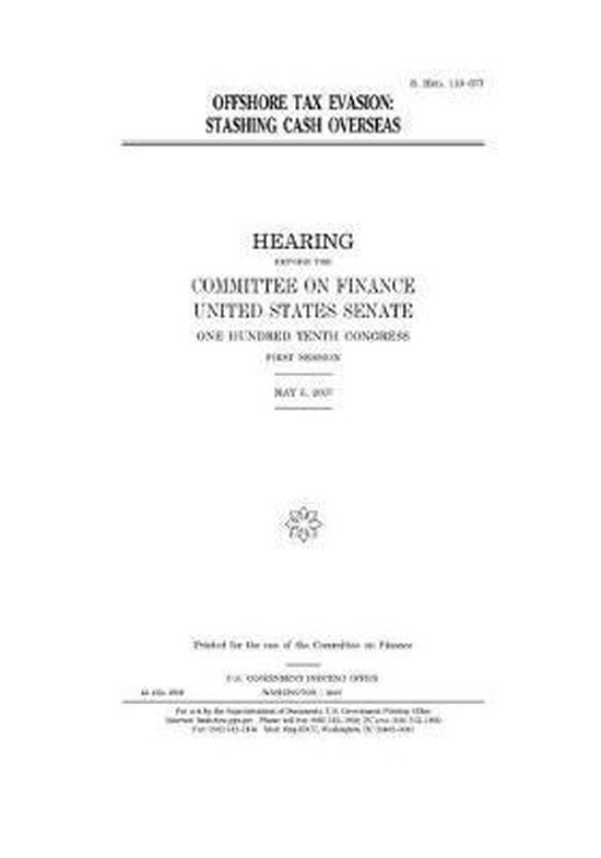 Offshore tax evasion stashing cash overseas 9781701378353 United