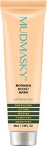 MUDMASKY® - Gezichtsmasker - Morning Boost Mask -  Reinigend detox ochtendmasker - energieboost - Huidherstellend - 2 Minuten Gezichtsmasker - Kleimasker