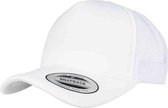 Urban Classics Trucker pet Foam Curved Visor Wit