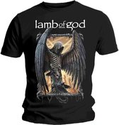 Lamb of God Heren Tshirt -S- Winged Death Zwart