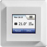 2HEAT® MCD5, Inbouw klokthermostaat (grafische touchscreen display) met vloersensor (vloer-, ruimte of beide).