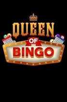 Queen of Bingo: Bingo Players Notebook or Journal