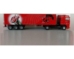 DAF Truck 95XF Coca-Cola – Lion Toys 1:50 - Modelauto - Schaalmodel - Miniatuurauto - Model auto
