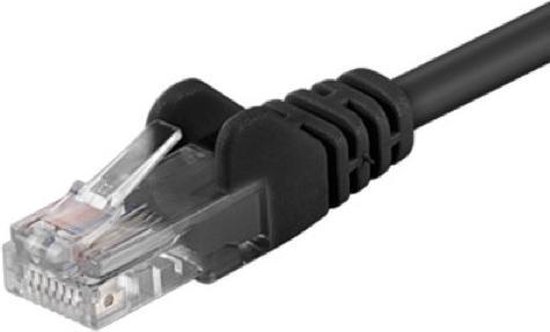 CAT5e UTP patchkabel / internetkabel 3 meter zwart - CCA - netwerkkabel |  bol.com