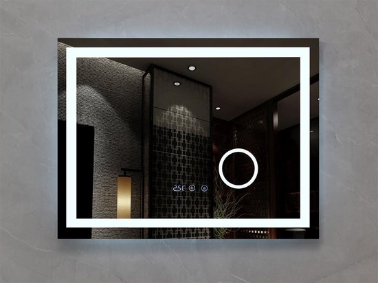 Excellent Wellness Badkamer Spiegel - 80x60 - LED verlichting - Make-up  spiegel -... | bol.com