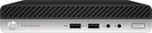 HP ProDesk 400 G5 DDR4-SDRAM i5-9500T mini PC Intel Core i5 8 GB 256 GB SSD Windows 10 Pro Zwart, Zilver