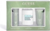 Guess Man Eau De Toilette 3 Piece Gift Set: Eau De Toilette 75ml - Deodorant Spray 226ml - Shower Gel 200ml