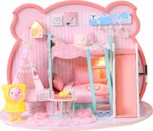 Miniatuur Bouwpakket Kinderen - Piggy Girl - Modelbouw - DIY - Knutselen - Met LED verlichting