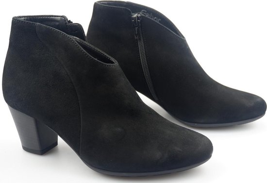 Gabor 36.580.47 dames enkellaars - EXTRA BREED - zwart 40 | bol.com