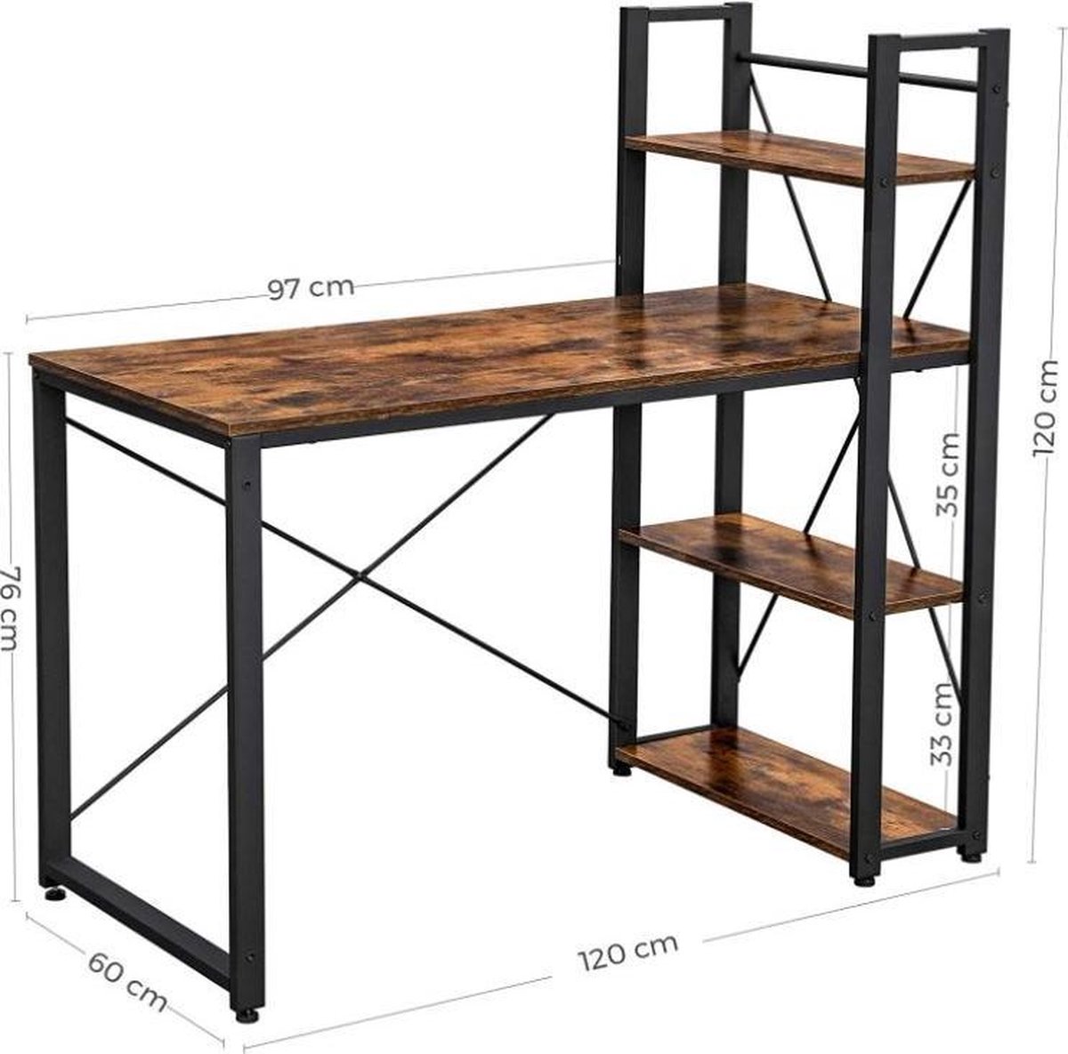 Mazazu Mazazu Vintage Computertafel - afbeelding 2