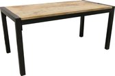 Raw Materials Vintage Mango Eettafel - Mangohout - Industrieel - 160x80x76 cm