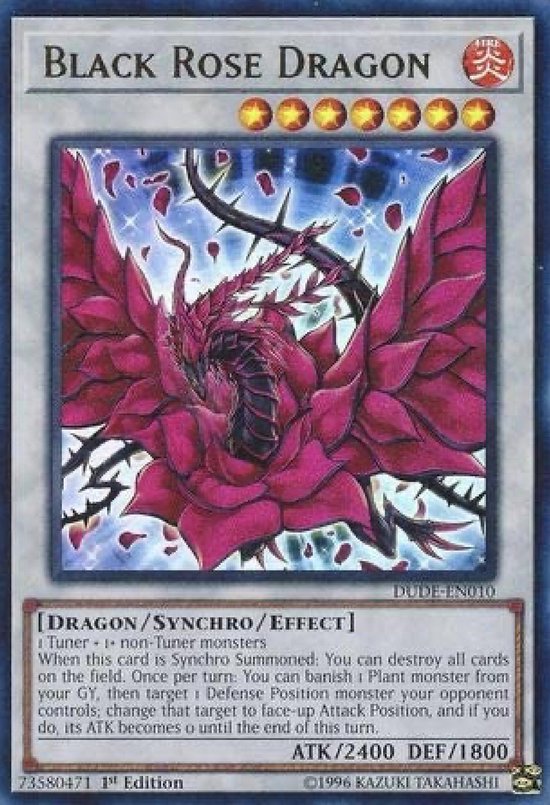 Heb jij Black Rose Dragon Yu-Gi-Oh - DUDE – Yu Gi Oh cards – Yu Gi Oh ...