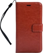 Housse en cuir de Luxe avec porte-cartes pour Samsung Galaxy S8 - Marron