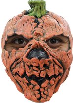 Partychimp Pompoen 1 Gezichts Masker Halloween Masker voor bij Halloween Kostuum Volwassenen - Latex - One-size