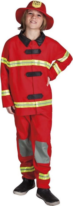 Kinderkostuum Fire chief (10-12 jaar) - Carnavalskleding