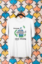 Ik Ga Nog Liever Vissen | Vissport Hengel T-Shirt | Visser Hobby Leuk Cadeau Kado voor hem | Valentijnscadaeu | Grappig Humor Trendy Maat L Wit