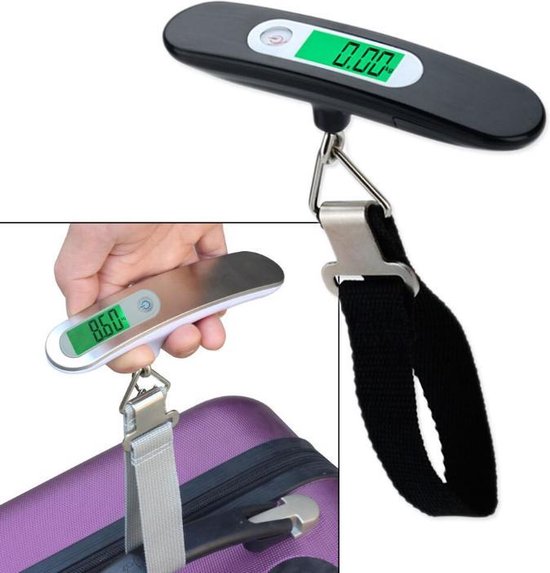 GRAM PRES Elektronische digitale bagageweegschaal Hangweegschaal Keukenweegschaal Draagbare Hefweegschaal Industriële Weegschaal 660lb/300kg voor Bagage Vissen Jacht Outdoor Weegschaal