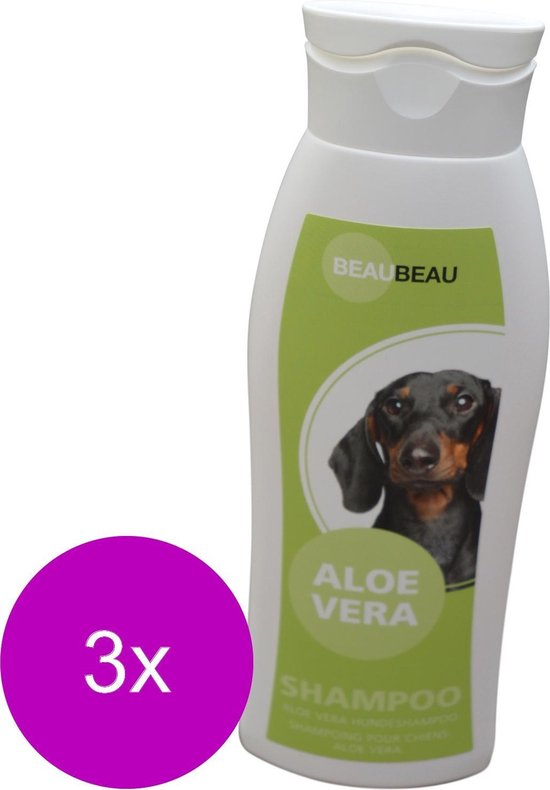 Beaubeau Hondenshampoo  Aloe Vera - Hondenvachtverzorging - 3 x 500 ml