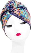 Cabantis Indische - Arabische Tulband|Hoofddeksel|Indisch|Tulband|Muts|Hijab|Diverse kleuren|Paars|Turquoise
