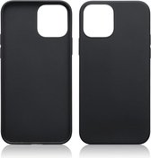 Apple iPhone 12 / iPhone 12 Pro hoesje - Gel case - Mat zwart - GSM Hoesje - Telefoonhoesje Geschikt Voor: Apple iPhone 12 / iPhone 12 Pro
