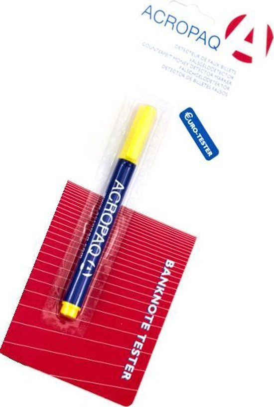 Stylo détecteur de contrefaçon de billets, stylo détecteur de faux billets  Portable pour vérifier les billets