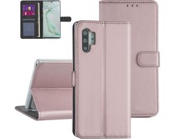 Samsung hoesje voor Galaxy Note 10 Plus - Rose Gold - Book Case - Kaarthouder (N975F)