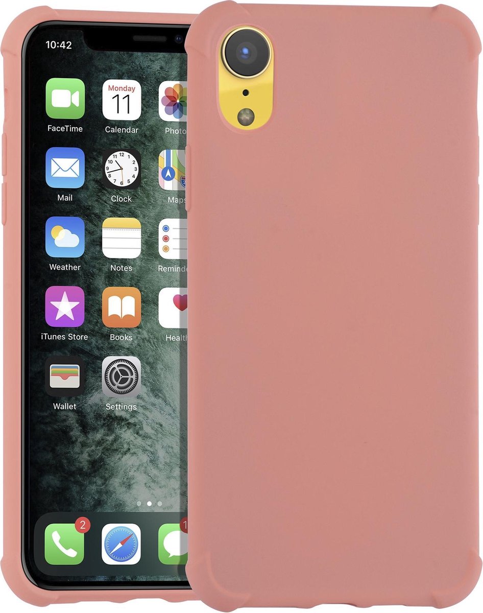 Roze hoesje iPhone X-Xs - Backcover - silicone