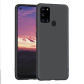 Zwart hoesje Samsung Galaxy A21S - Backcover - silicone (A217F)
