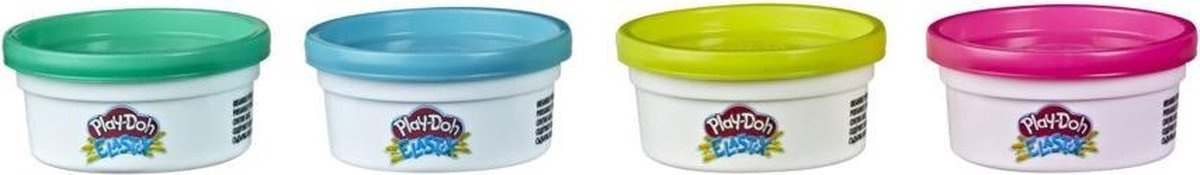 Hasbro Play-Doh Elastix Bright 4 potjes