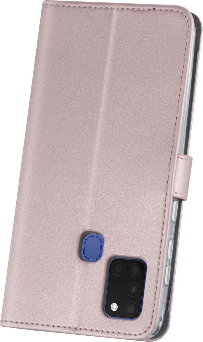 Samsung hoesje voor Galaxy A21S - Rose Gold - Book Case - Kaarthouder (A217F)