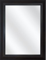 Spiegel met Lijst - Zwart - 34 x 64 cm - Sierlijk - Gestreept