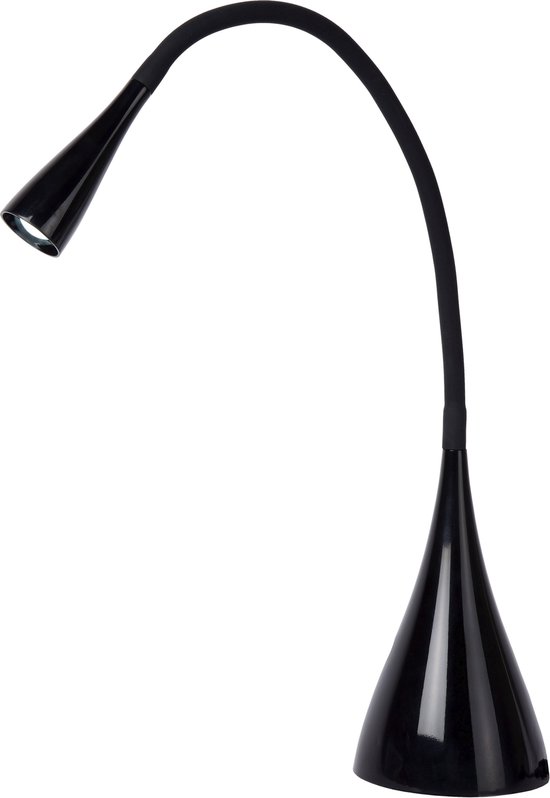 Lucide ZOZY - Bureaulamp - LED Dimb. - 1x4W 3000K - Zwart