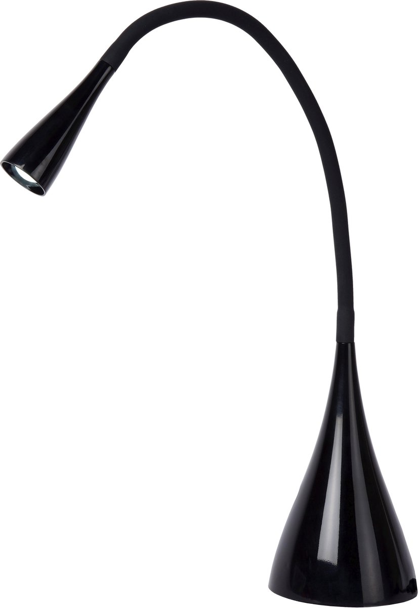 Lucide ZOZY - Lampe sur pied - LED Dim. 4W 3000K - 3 StepDim - Noir
