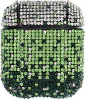 AirPods Case "Bling Bling" GROEN - Airpods hoesje - Airpods case - Beschermhoes voor AirPods 1/2