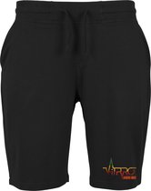 FitProWear Sweatshort Heren Rasta Zwart Maat XXL - Korte Broek - Joggingbroek - Katoen