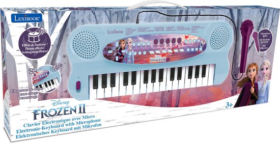 Lexibook Elektrisch Keyboard Frozen - Speelgoedinstrument - Met Microfoon - Lexibook