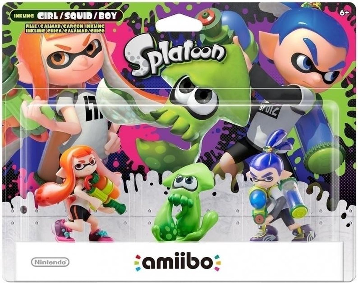 Amiibo Splatoon Triple Pack Import Bol Com