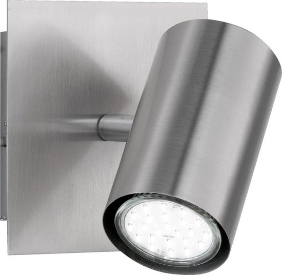 LED Wandspot - Trion Mary - GU10 Fitting - Vierkant - Aluminium