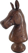 Deco4yourhome® - Paardenhoofd - Schaakstuk - Koper - Vintage Copper - 31cm