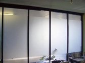 Premium zandstraalfolie glas folie 61x200 cm + GRATIS rakel en breekmes