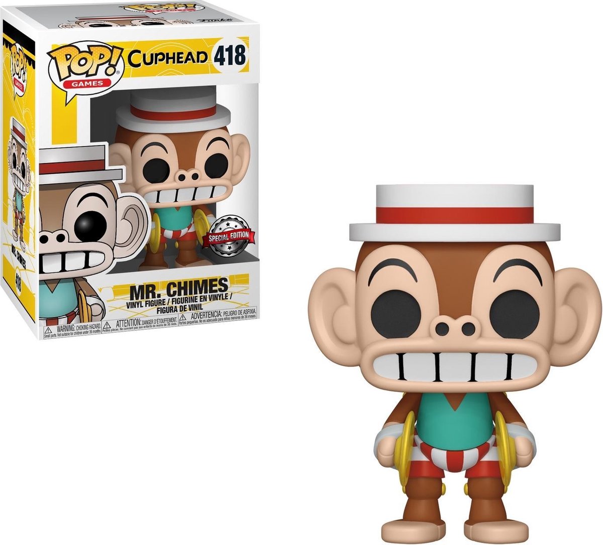 Cuphead Pop Vinyl: Mr. Chimes