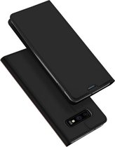 DUX DUCIS Skin Pro Series horizontale flip PU + TPU lederen tas voor Galaxy S10e, met houder en kaartsleuven (blauw)