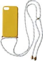 Telefoonhoesje met koord yellow style iPhone 6/7/8
