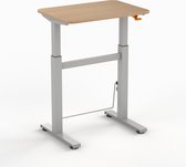 Worktrainer - Klein zit-sta bureau - BouncyDesk - Gasveer - 70x70 cm