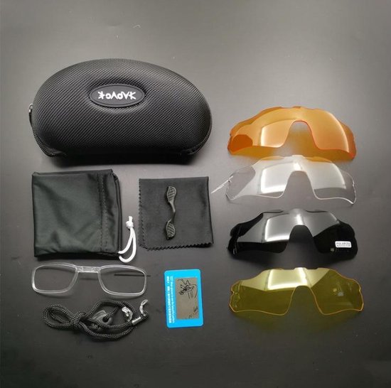 | Outdoor bril | wielrennen | verstelbaar | fietsbrillen | outdoor | gepolariseerde glazen| sport | mountainbike bril | winddichte glazen | Space blauw