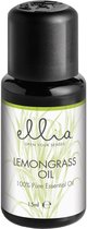 HoMedics Ellia Lemongrass 100% Pure Essential Oil - Essentiële Olie voor Aromatherapie - Aroma Olie - Lemongrass - 3 x 15 ML