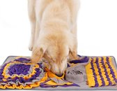 Snuffelmat voor honden- ideale beweging - slow eating training - SMALL - ORANJE